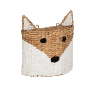 CESTO INFANTIL FIBRA NATURAL DECORACIÓN 30 X 11 X 33 CM
